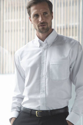 Henbury HY510 - Long sleeved classic Oxford shirt