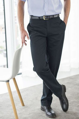 Henbury HY608 - Flat Fronted Chino Trousers