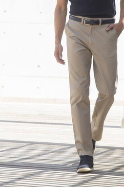 Henbury HY640 - Pantalon sans Pince Homme Jambes Droites