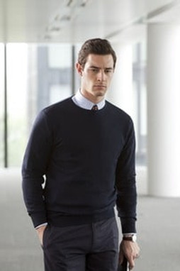 HENBURY HY725 - Mens Crew Neck Jumper