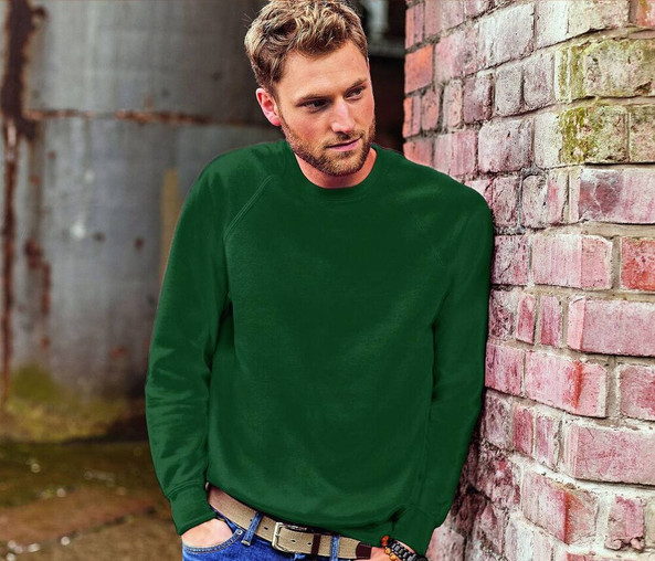 Russell JZ762 - Felpa da uomo con maniche raglan