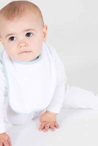 Larkwood LW022 - Stijlvolle Contrast Jersey Slabbetje