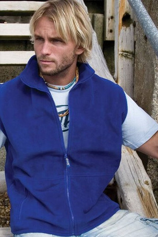 Result RS037 - Mens sleeveless fleece vest