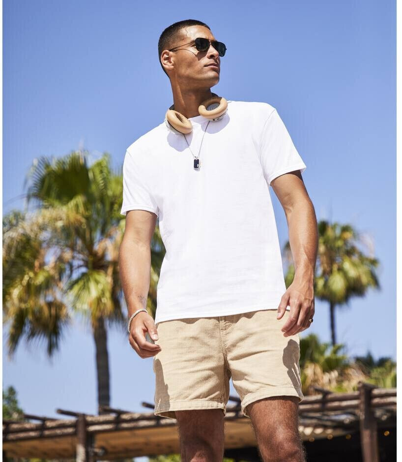 Manica Corta T Shirt Uomo Cotone Pesante Fruit Of The Loom SC190 T