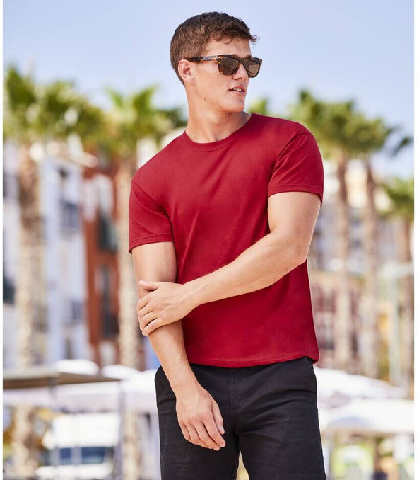 Fruit of the Loom SC220 - Fruit of the Loom T-shirt Girocollo Leggera e Confortevole
