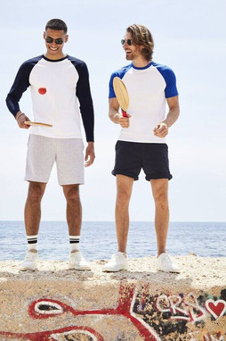 Fruit of the Loom SC237 - T-Shirt Baseball Classique en Coton Fruit of the Loom