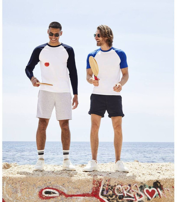 Fruit of the Loom SC238 - Men's 100% cotton long-sleeved t-shirt