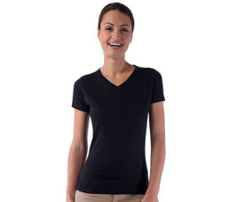 SANS Étiquette SE634 - Ladies' no label V-neck t-shirt