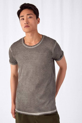 B&C BC030 - Tricou Vintage Cold Dye Crew Neck