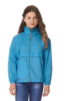 B&C BC301 - Letvægts Sammenfoldelig Regnjakke med Hætte