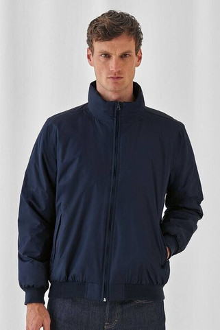 B&C BC330 - Waterproof Quilted Bomber Jacket with Ergonomic Hood