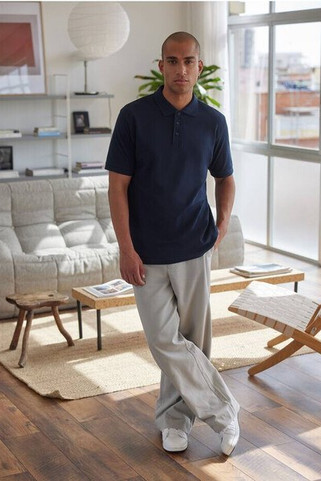 B&C BC410 - Polo din bumbac pentru bărbați Saffron