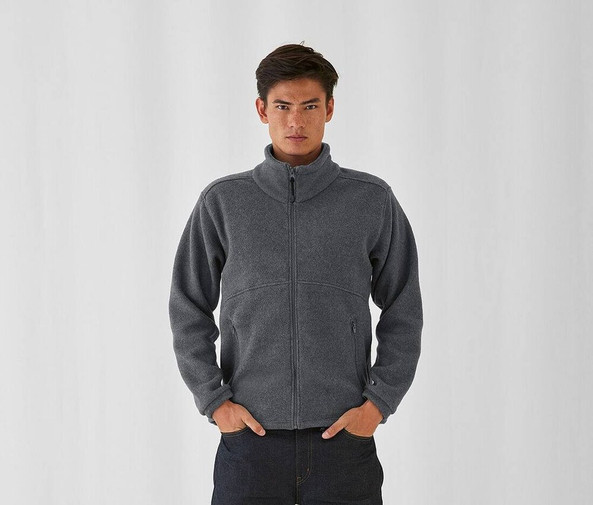 B&C BC600 - Men's large zip fleece jacket