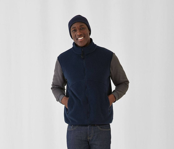 B&C BC620 - Moderne Mouwloze Fleece voor Heren
