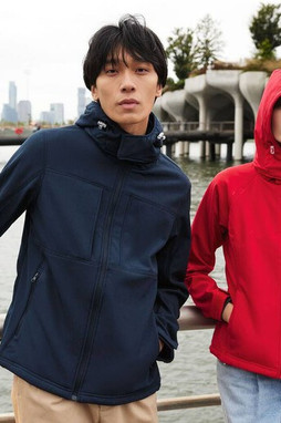 B&C BC650 - Camisola Com Capuz Para Homem Softshell
