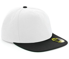 Beechfield BF660 - Stylische Snapback Kappe mit Flachem Visor