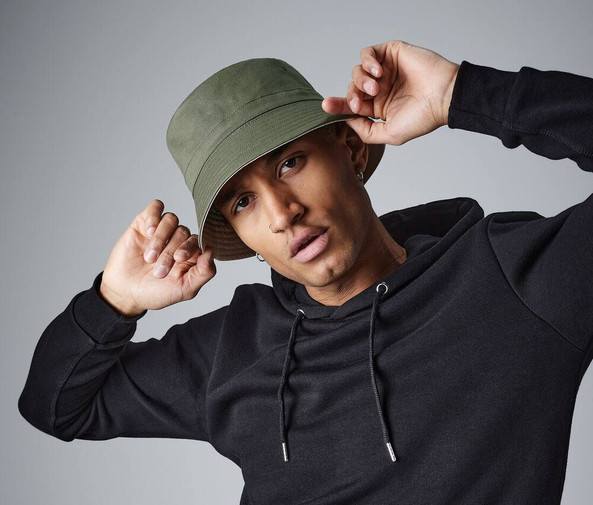 Beechfield BF686 - Reversible Cotton Bucket Hat with Ventilation Eyelets