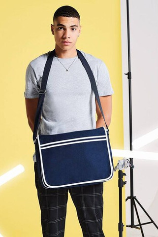 Bag Base BG710 - Ρετρό Messenger Bag Ρυθμιζόμενος Ιμάντας Ώμου