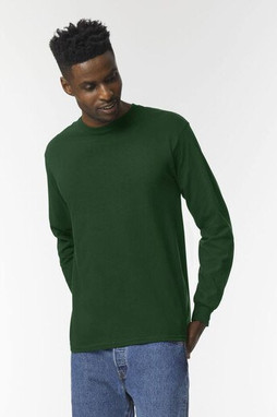 Gildan GN186 - Mens Premium Cotton Long Sleeve T-Shirt