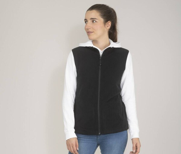Pen Duick PK709 - Slim Fit vest i stor fleece med glidelås for kvinner