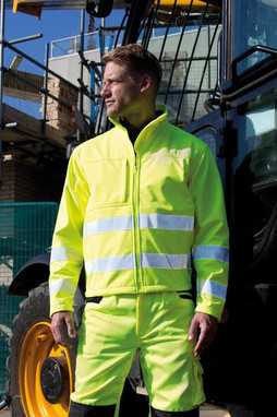 Result RS117 - Safe-Guard Hi-Vis Soft Shell Jacket