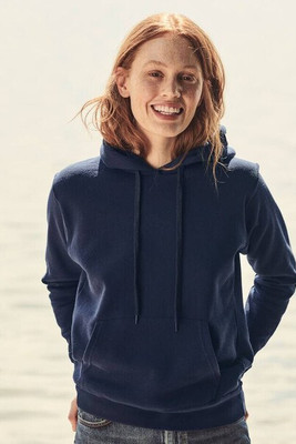 Fruit of the Loom SC269 - Dames Sportieve Hoodie Met Kangoeroezak