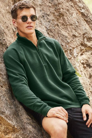 Fruit of the Loom SC276 - Premium genser for menn med glidelås