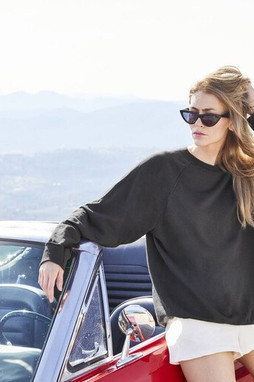 Fruit of the Loom SC361 - Langermet bomullsgenser for kvinner