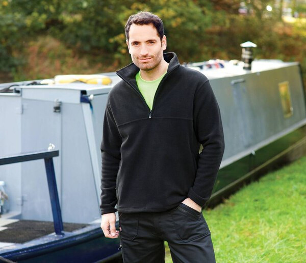 Starworld SW77N - Men's Zipped Collar Fleece