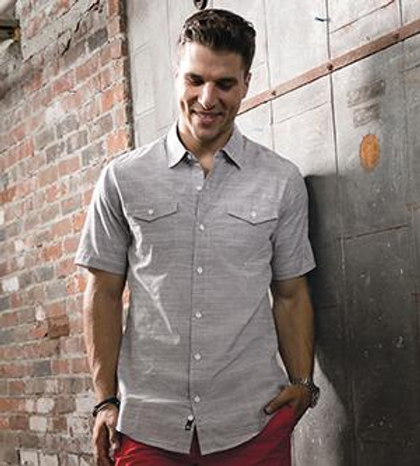 Burnside 9247 - MEN'S WOVEN TEXTURE SHIRT