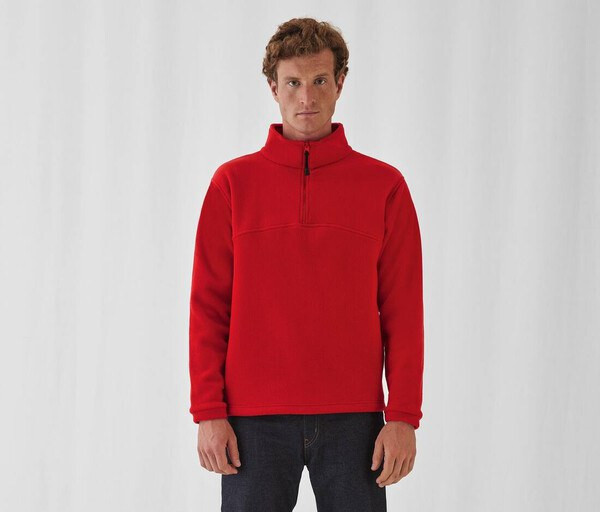 B&C BC610 - Men's Zipped Collar Fleece