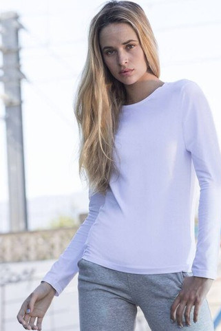 Skinnifit SK124 - SF Ladies Feel Good Long Sleeve Stretch T-Shirt