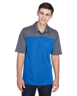 Core365 CE101 - Mens Balance Colorblock Performance Piqué Polo