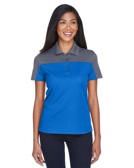 Ash CityCore 365 CE101W - Ladies Balance Colorblock Performance Piqué Polo