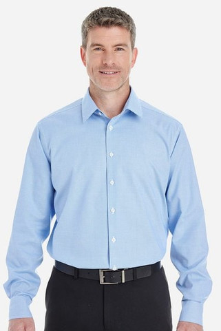 Devon & Jones DG532 - Chemise Crown Collection Royal Dobby pour homme