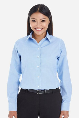 Devon & Jones DG532W - Chemise Crown Collection Royal Dobby pour femme