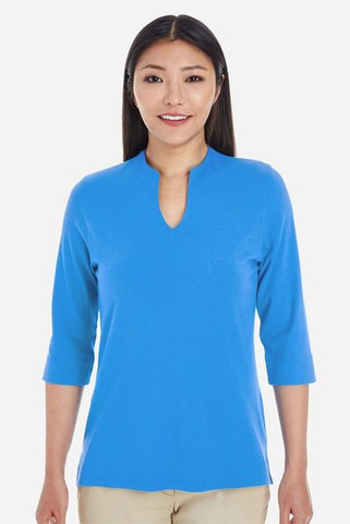 Devon & Jones DP188W - Ladies Perfect Fit Tailored Open Neckline Top