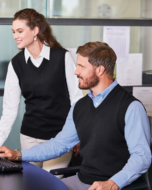 Harriton M415 - Men's Pilbloc V-Neck Sweater Vest