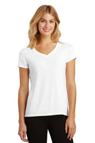 District Made DM1350L - Ladies Perfect Tri V-Neck Tee
