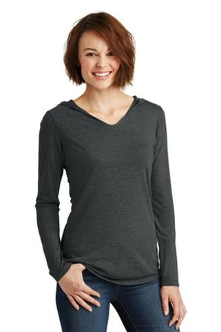 District Made DM139L - Ladies Perfect Tri Long Sleeve Hoodie