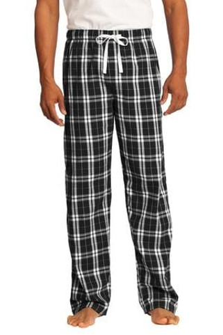 District DT1800 - Young Mens Flannel Plaid Pant