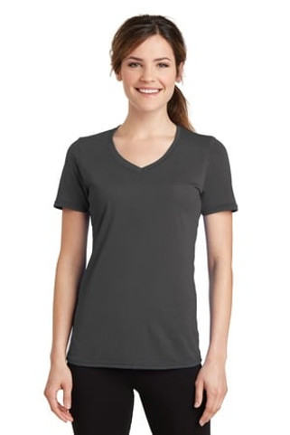 Port & Company LPC381V - Ladies Performance Blend V-Neck Tee