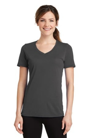 Port & Company LPC381V - Ladies Performance Blend V-Neck Tee