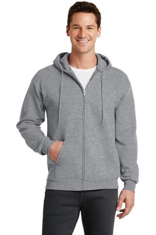 Port & Company PC78ZH - Core Fleece Full-Zip Hooded Sweatshirt
