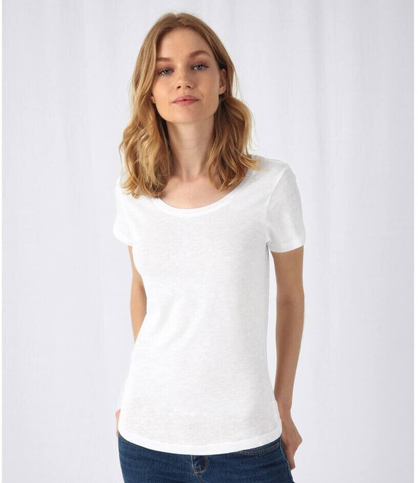B&C BC047 - Organic Women's Lightweight Slub Tee