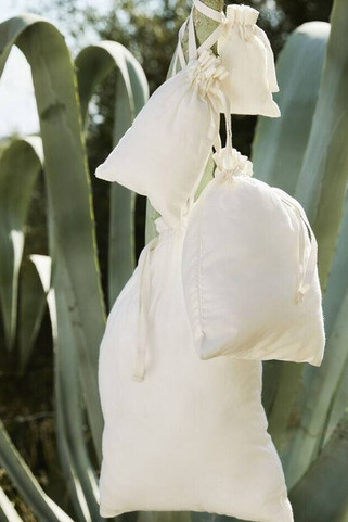 Westford mill WM118 - Organic Cotton Draw Cord Bag