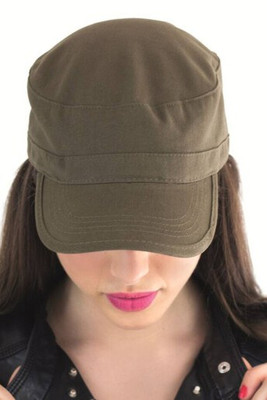 Atlantis AT012 - Military Style Velcro Closure Cotton Cap