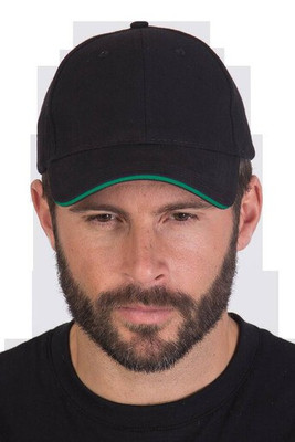 Black&Match BM911 - 6-panel sandwich cap