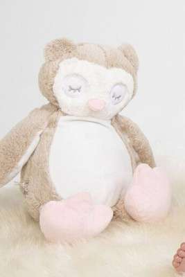 Mumbles MM054 - Customizable Plush Owl with Embroidery Access