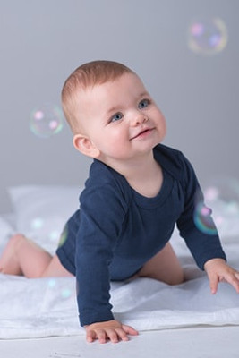 Babybugz BZ30 - BabyBugz Baby Organic Long Sleeve Bodysuit